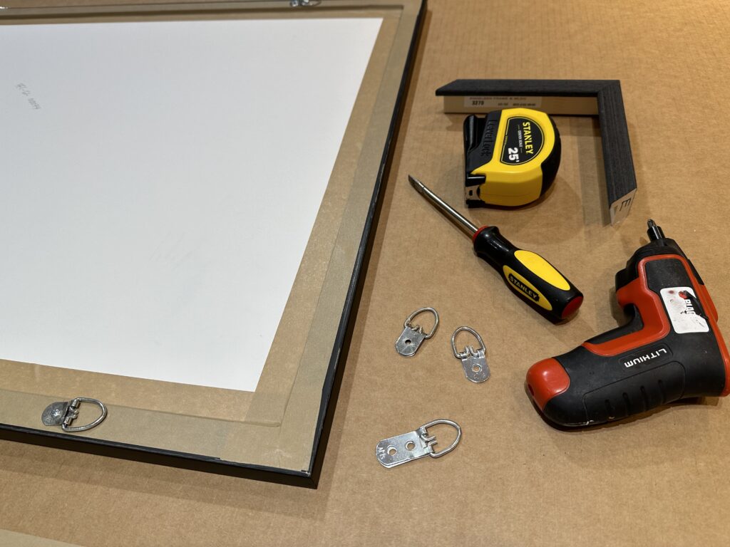 Custom Framing And Installation: Works On Canvas