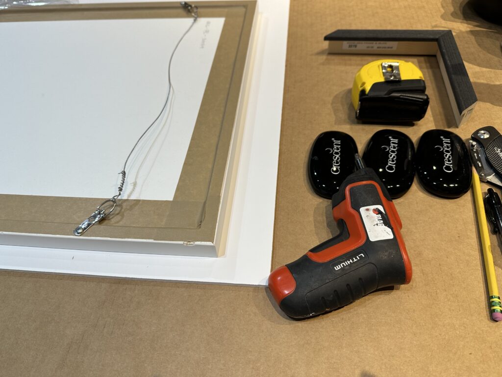 Custom Framing And Installation: Works On Canvas