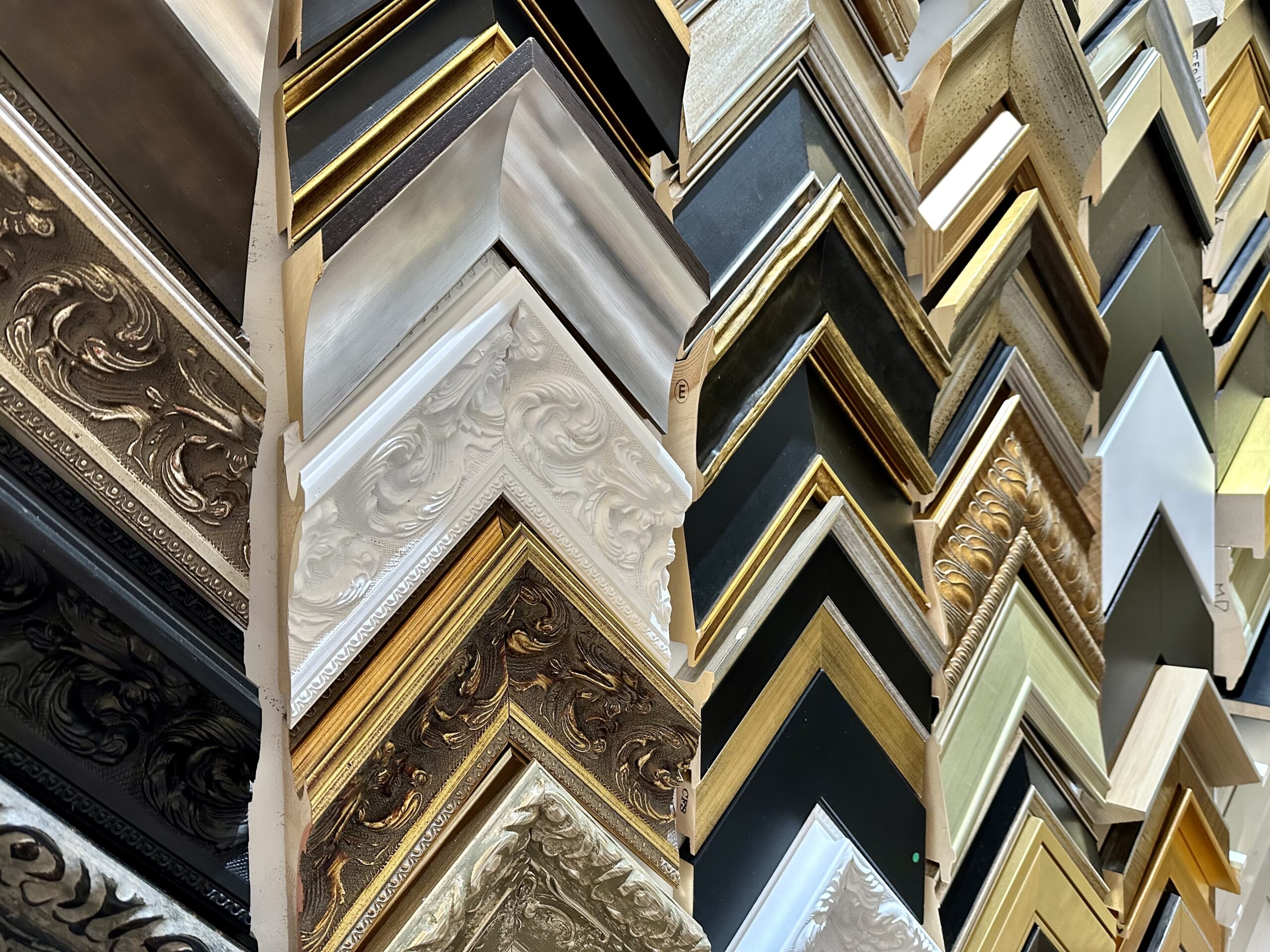 Custom Framing And Installation: Works On Canvas