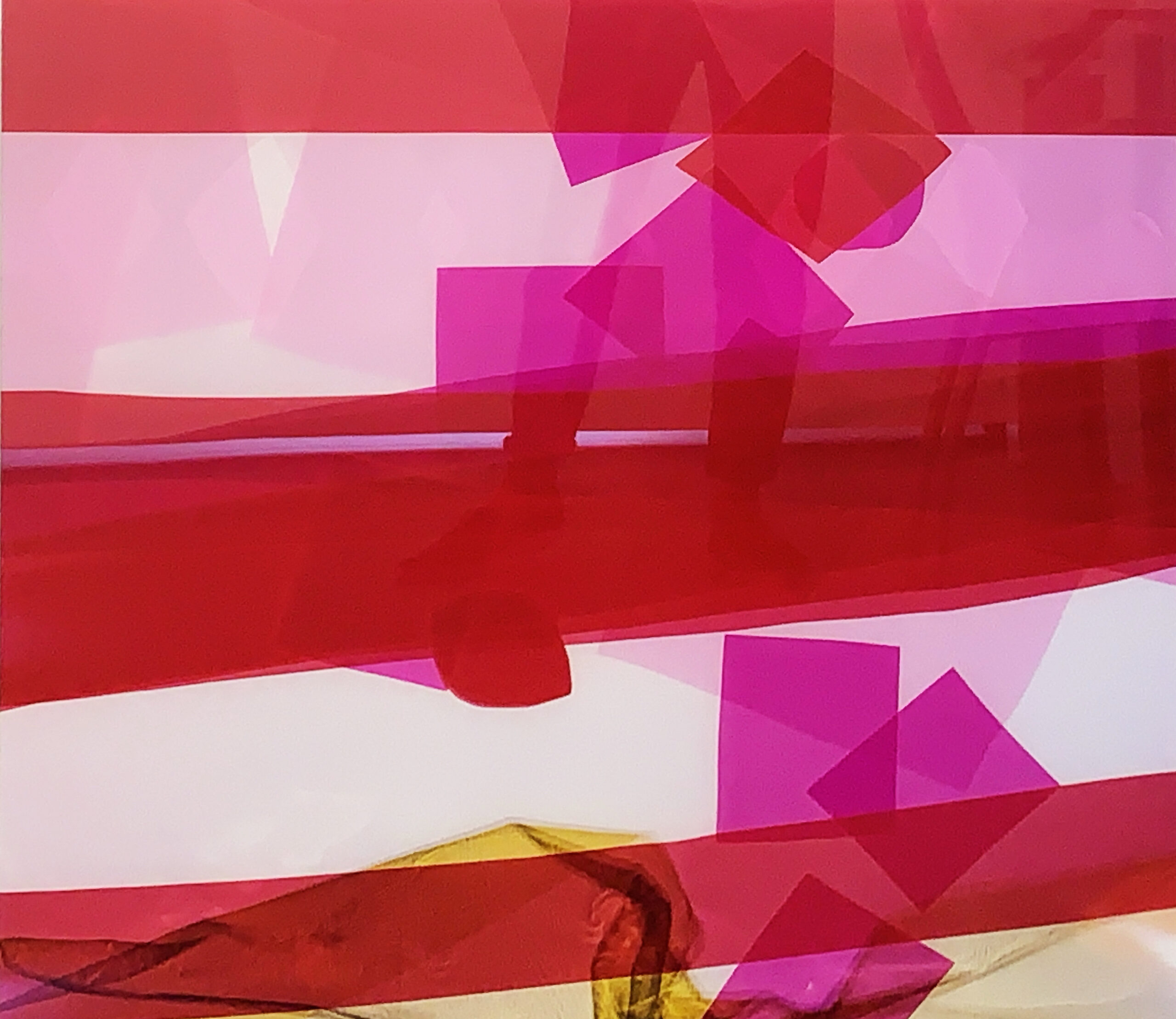 A Photograph By Lorenza Panero Of Colored Paper In Red And Purple