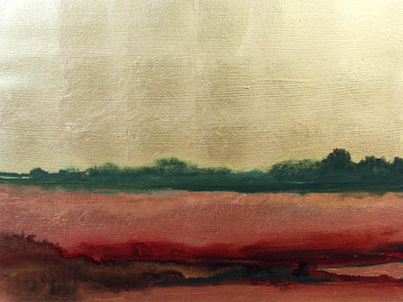 Abstract Landscape Painting By Paul Hunter