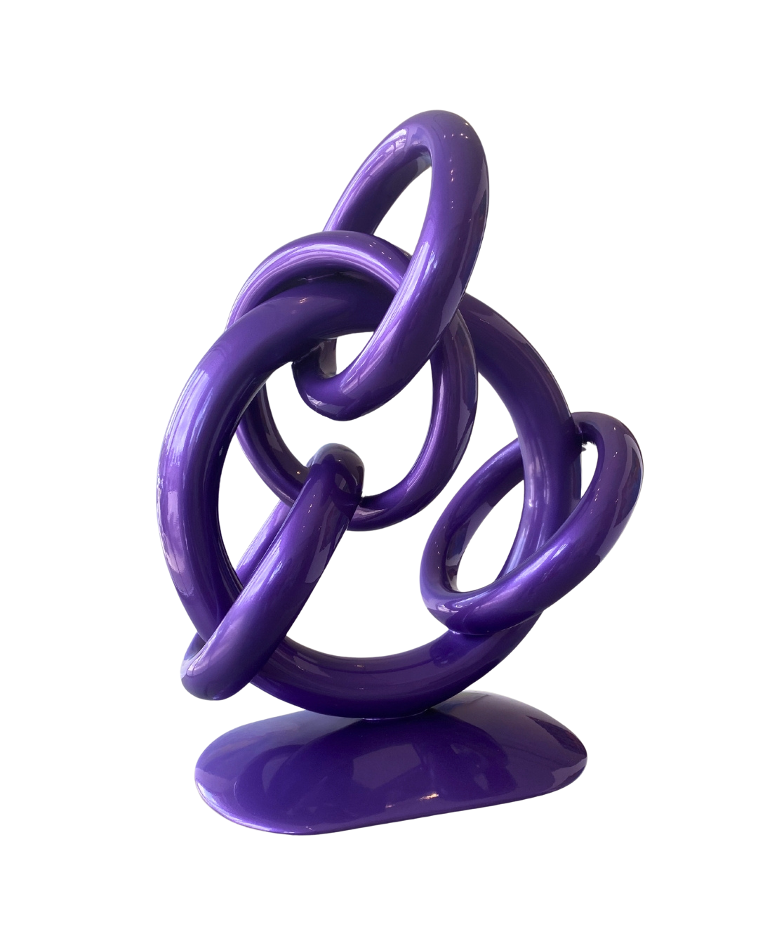 A Purple Sculpture On A Black Background By Ilse Ortiz De Manzanarez